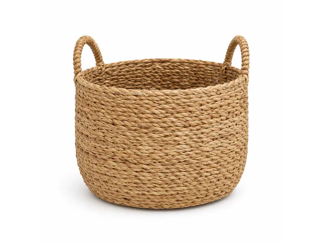 [DEMO] Natural Woven Storage Basket — Seagrass