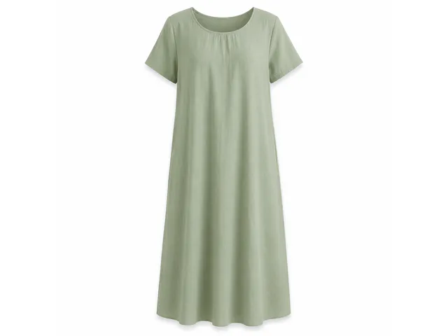 [DEMO] Relaxed Midi Dress — Sage