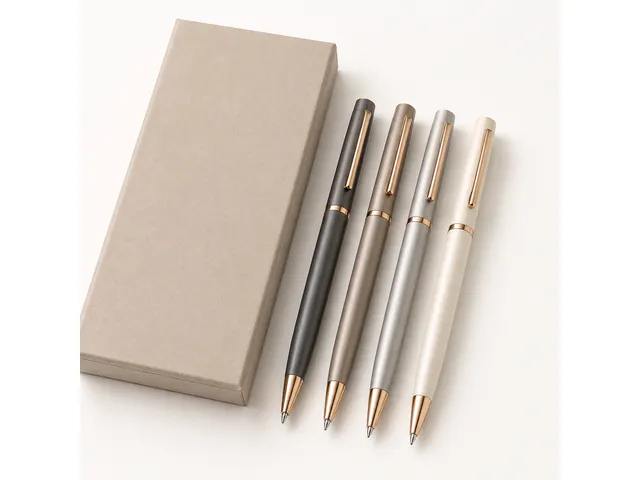 [DEMO] Metal Gel Pen Set — 4 Pack