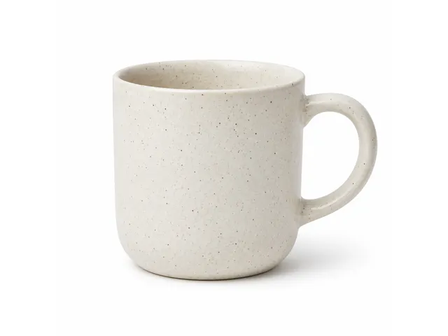 [DEMO] Speckled Ceramic Mug — Warm Ivory