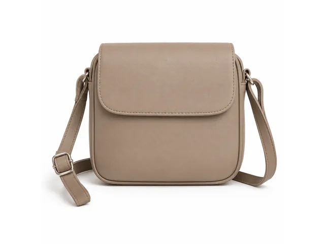 [DEMO] Minimal Crossbody Bag — Taupe