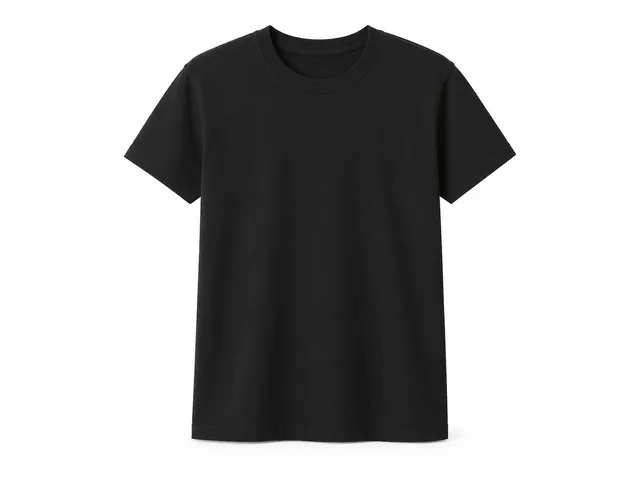 [DEMO] Classic Crew Neck T-Shirt — Black