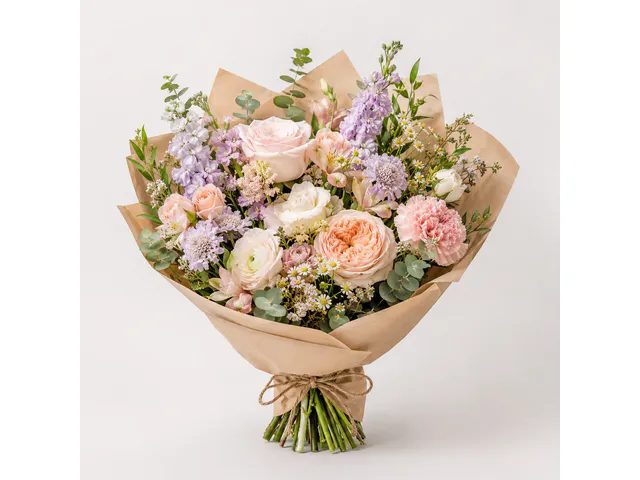 [DEMO] Seasonal Flower Bouquet — Soft Pastels